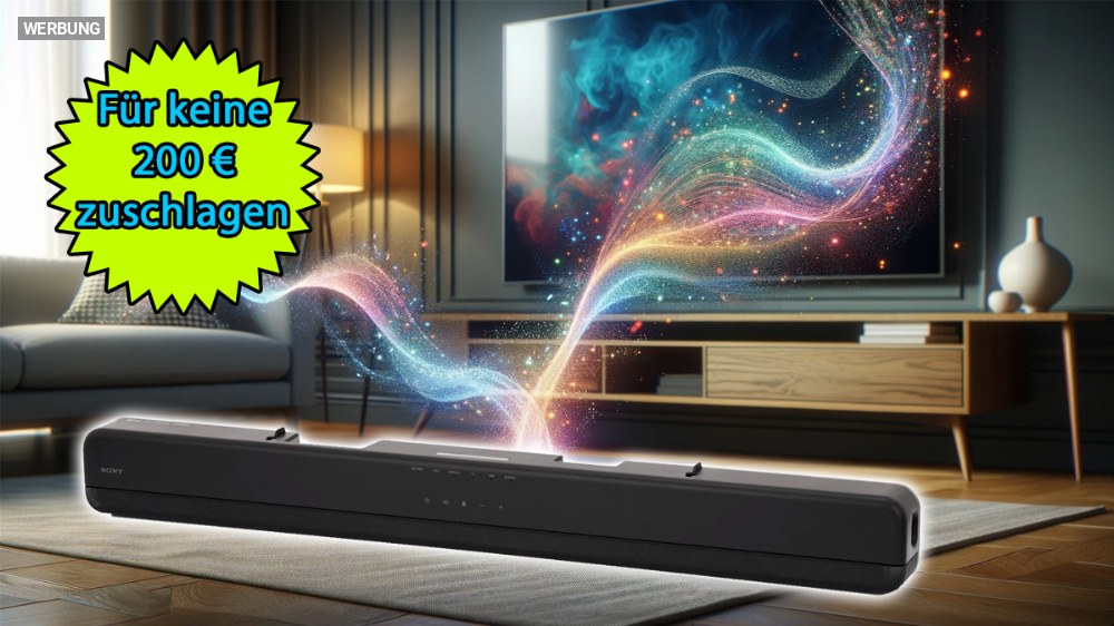 Wen interessieren schon die Osterangebote? Diese Sony-Soundbar gibt es bei Amazon außerhalb der Aktion mit 50 % Rabatt