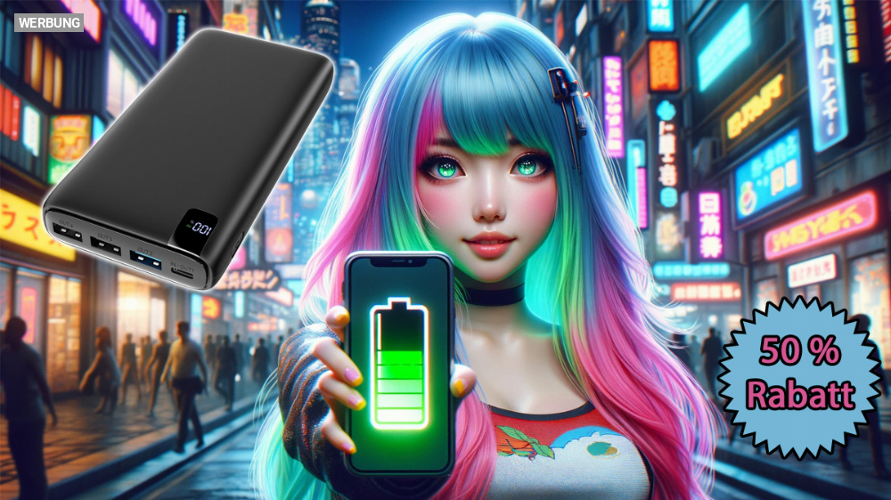 Preisfehler bei Amazon? Diese Powerbank mit 26.800 mAh ist um 50 % reduziert und kostet keine 20 € mehr