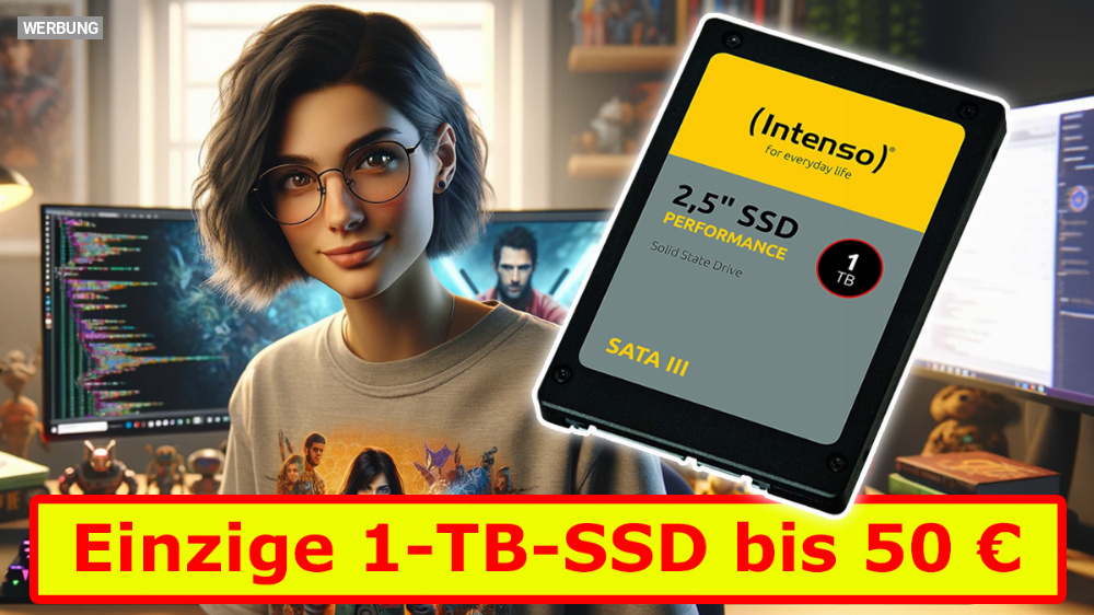Amazon hält Preis unter 50 Euro: So günstig ist keine andere SSD mit 1 TB