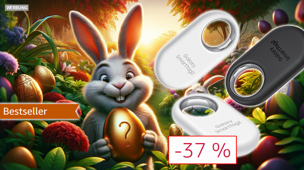 Schluss mit der Eiersuche zu Ostern: Samsung Galaxy SmartTag2 mit über 40 Euro Rabatt - Konkurrenz für Apple AirTag?