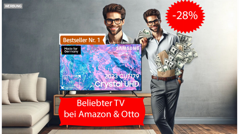 Amazon vs. Otto: Samsung-Bestseller zum Schnäppchen-Preis 