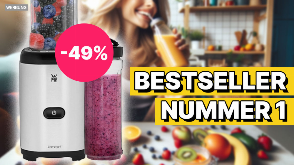 So günstig schon vor Ostern? Beliebtester Standmixer für nur 37,99€ bei Amazon - WMF Smoothie Maker mit To-Go-Trinkflasche