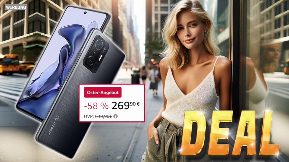 Kein Scherz! Nur noch wenige Stunden 58 % Rabatt auf Xiaomi 11T Pro 5G Smartphone mit Kopfhörern