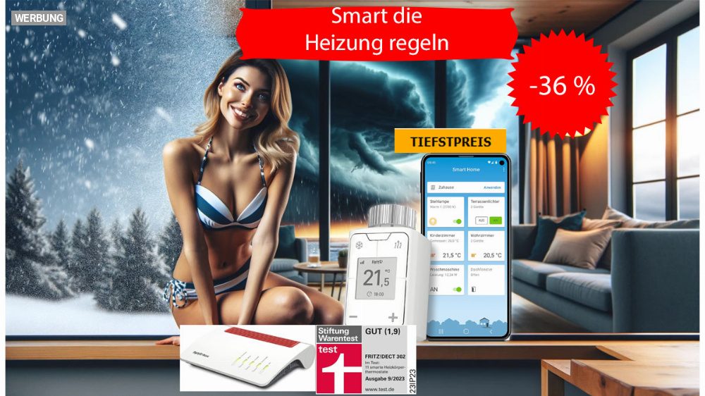 Bestseller nicht nur bei Amazon: Smart Heizkosten sparen bei Media Markt und Saturn und dem April-Wetter trotzen