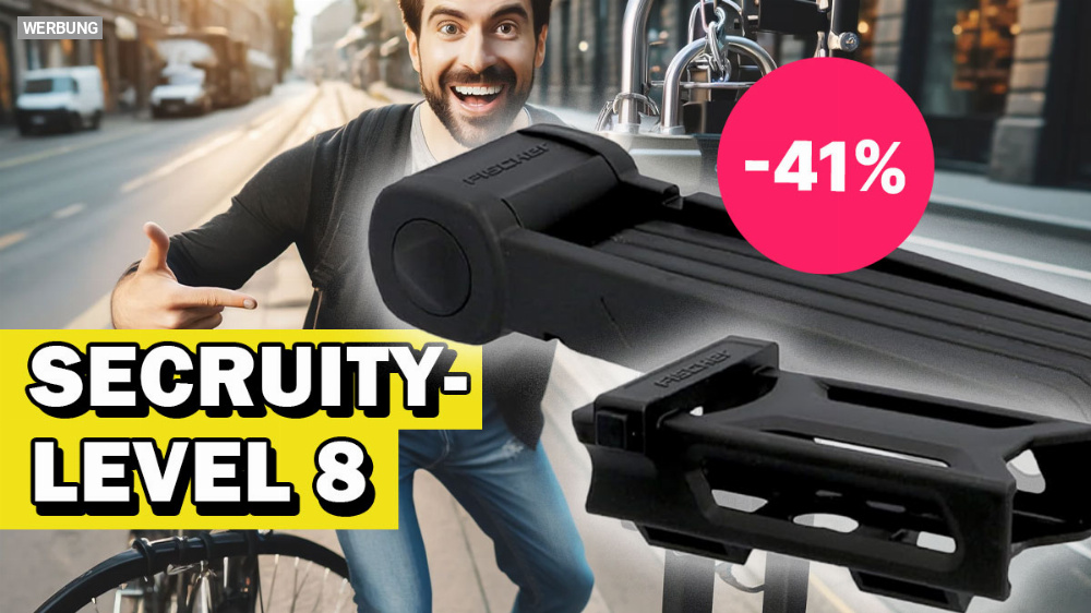 Besser als Abus? Jetzt 41 % sparen: Dieses tausendfach verkaufte Fahrrad Faltschloss mit Halterung für 18,79€ schützt sicher vor Diebstahl