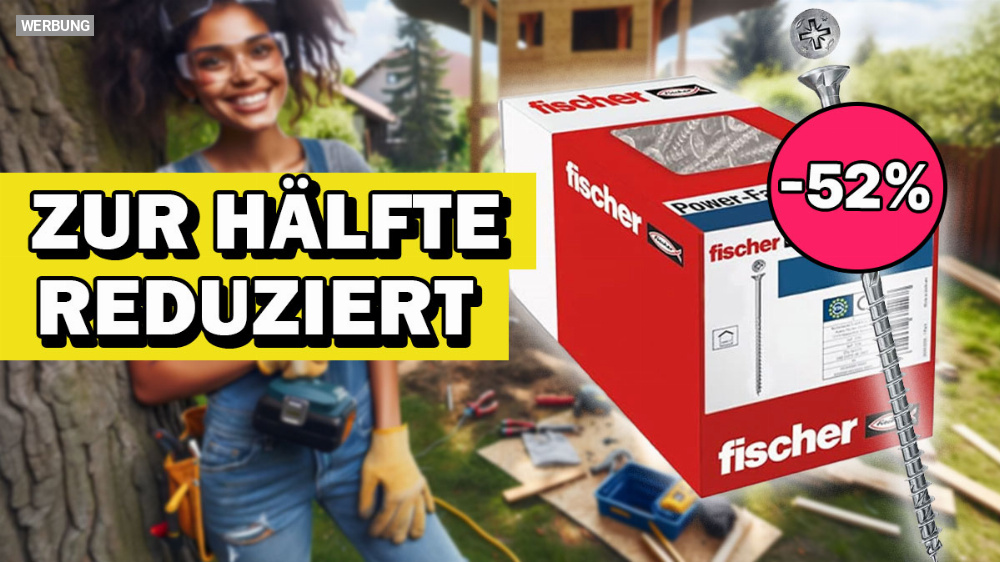 Der Weg zu Obi und Hornbach lohnt nicht! Schrauben für ca. 0,1 € das Stück bei Amazon - die PowerFast II sind perfekt für Akkuschrauber & Holzarbeiten