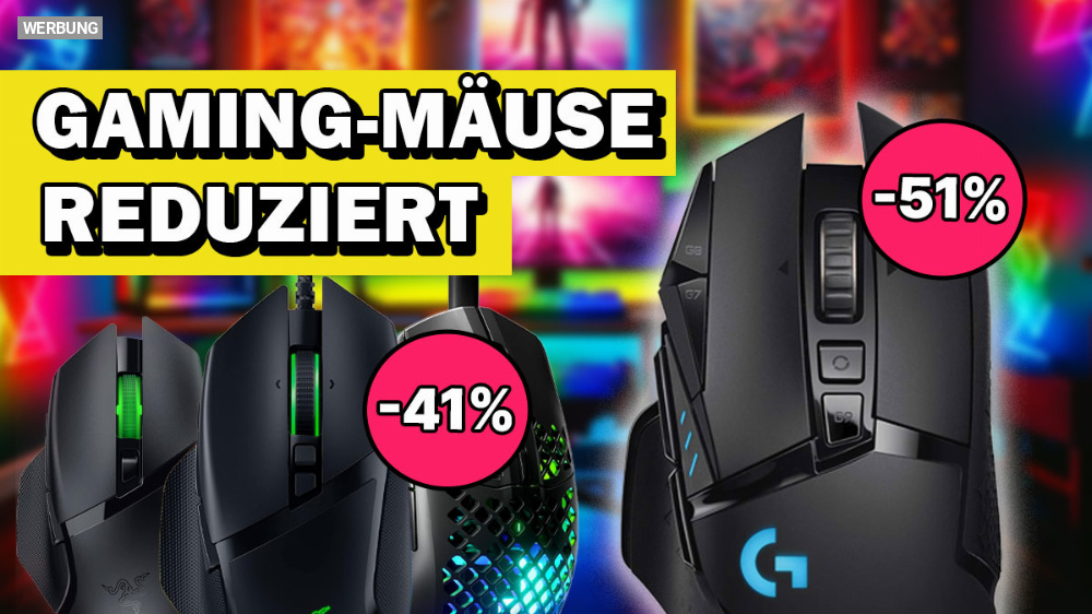 "Weltweit meistverkauft" und jetzt zum halben Preis: die Gaming-Maus Logitech G502 Hero ist der wahre Hand-Held - Razer, SteelSeries & Co. ebenfalls bis zu 41 % reduziert