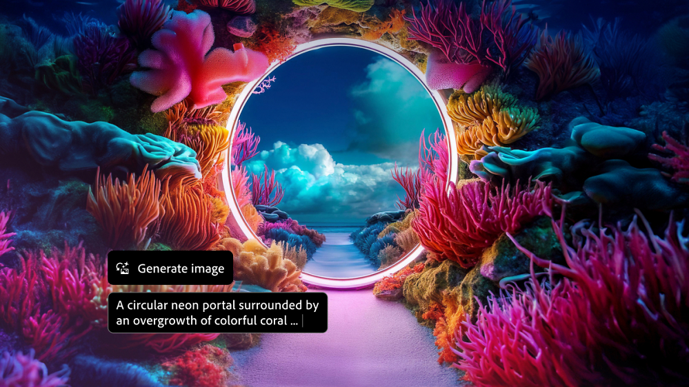 Adobe Firefly: Neues KI-Modell vorgestellt, jetzt auch mit Texteingaben in Photoshop