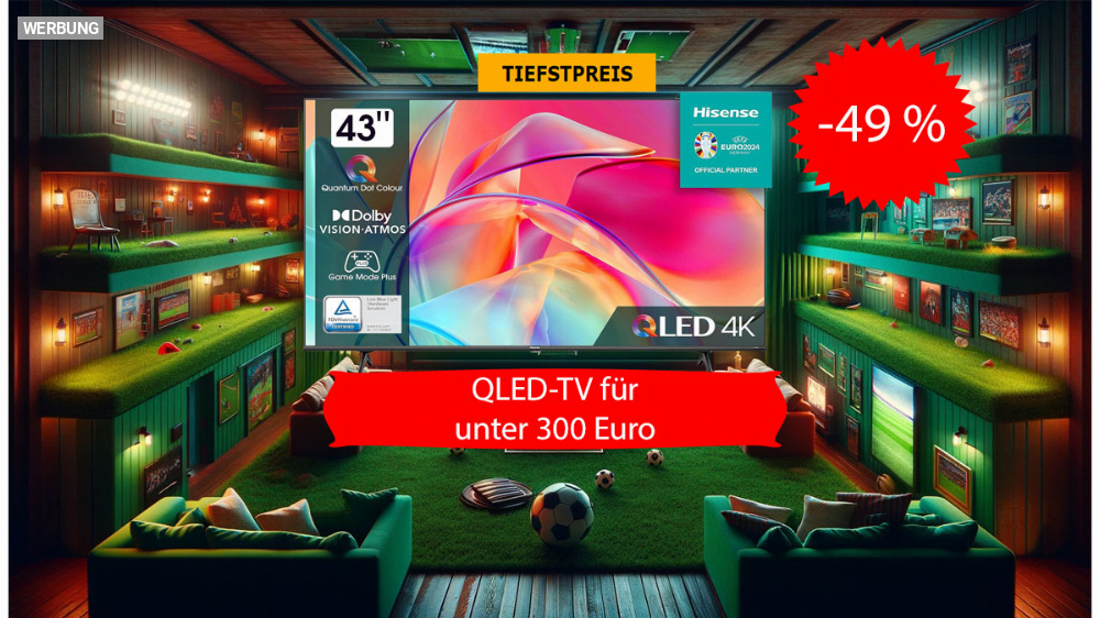 Preisfehler? Amazon wirft QLED-TV mit Dolby Atmos für unter 300 Euro raus