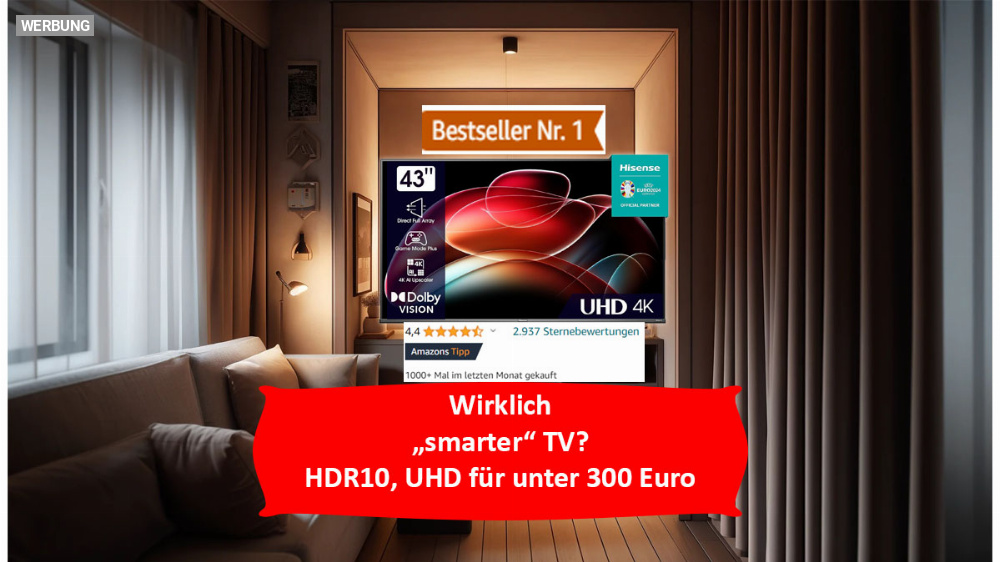 Das will gerade jeder: Bestseller-TV kostet bei Amazon nicht mal 300 Euro
