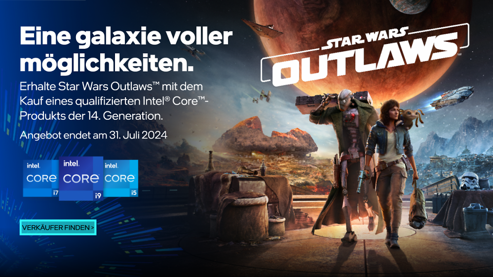 Star Wars Outlaws kostenlos für Käufer eines Core-i-14000 und optimiert für Intel-CPUs