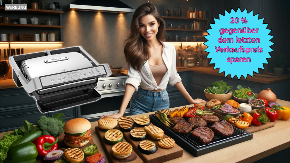 (Update) Amazon grillt den Preis: Tefal OptiGrill Deluxe jetzt zum aktuellen Bestpreis mitnehmen