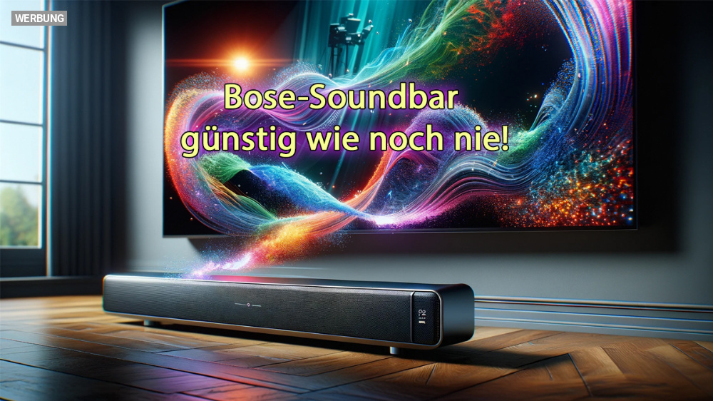 (Update) Günstig wie noch nie: Amazon verschleudert Dolby-Atmos-Soundbar von Bose zum neuen Tiefstpreis