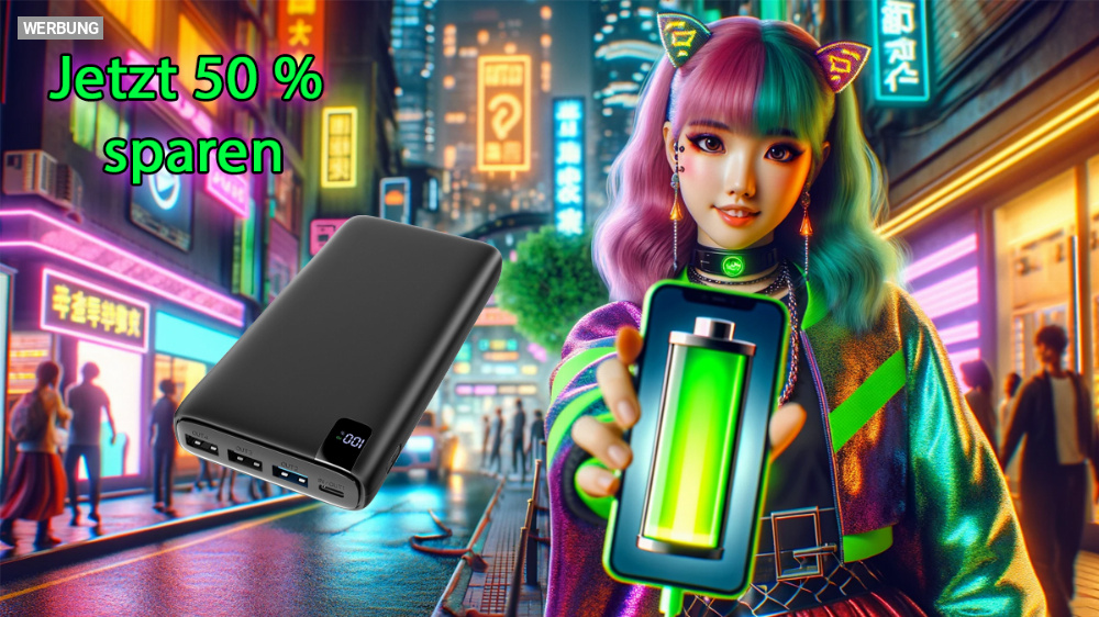 Jetzt sparen: Powerbank mit 26.800 mAh bei Amazon 50 % günstiger - Preis fällt auf unter 20 €