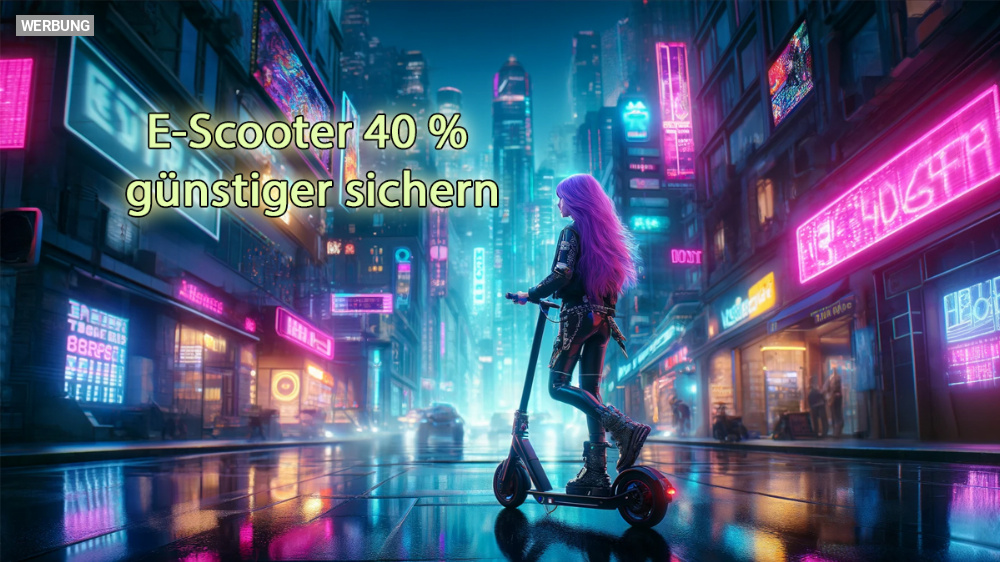 (Update) Das will man nicht verpassen: E-Scooter mit bis zu 30 km Reichweite dank 40 % Rabatt für keine 300 €