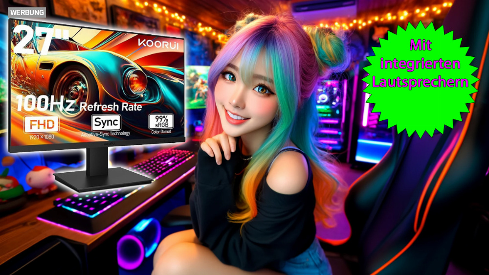 Jetzt sparen: Amazon haut Gaming-Monitor mit 27 Zoll 20 Prozent günstiger raus - Schnäppchenpreis