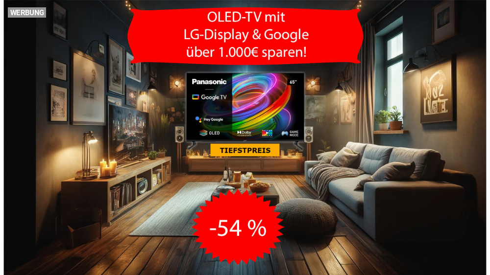 Ein Witz bei Amazon? OLED-TV mit Google über 1.000 Euro sparen