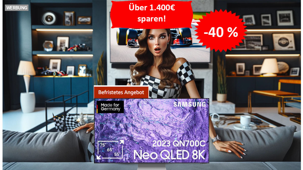 Beliebt Amazon zu Scherzen? Über 1.400 Euro auf 8K-TV von Samsung sparen