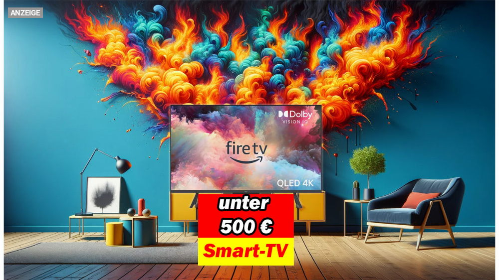 Was kann der Fire TV QLED von Amazon für unter 500 Euro? 