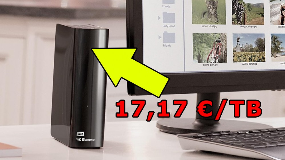Externe Festplatte für 17 Euro pro TB: Wo HDDs gegenüber SSDs noch punkten können