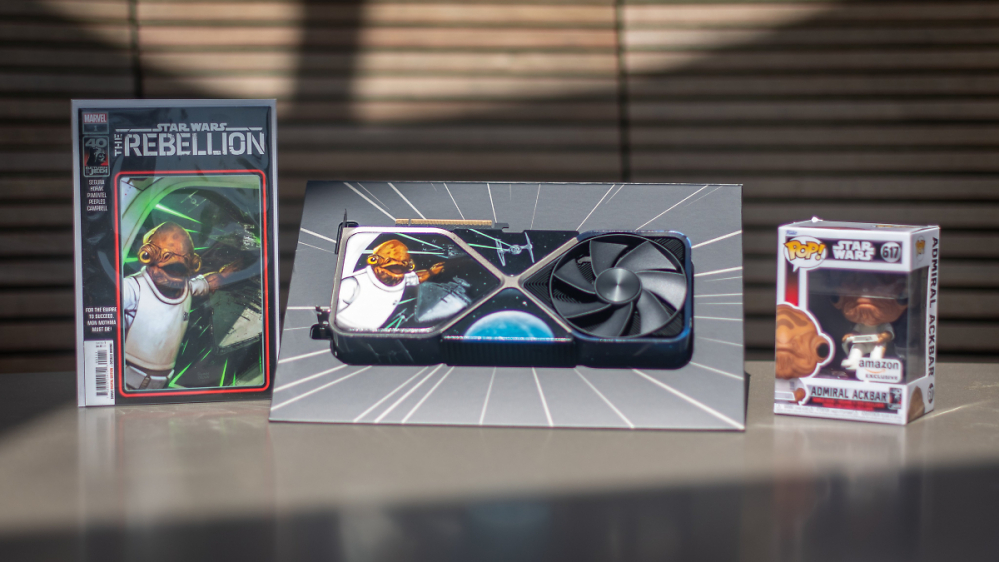 Star Wars: Nvidia verlost eine handbemalte Geforce RTX 4080