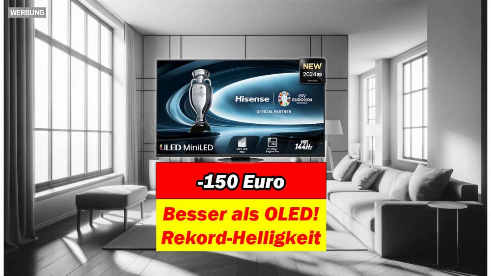 Bei Amazon: Riesiger Mini-LED-TV zum Tiefstpreis 