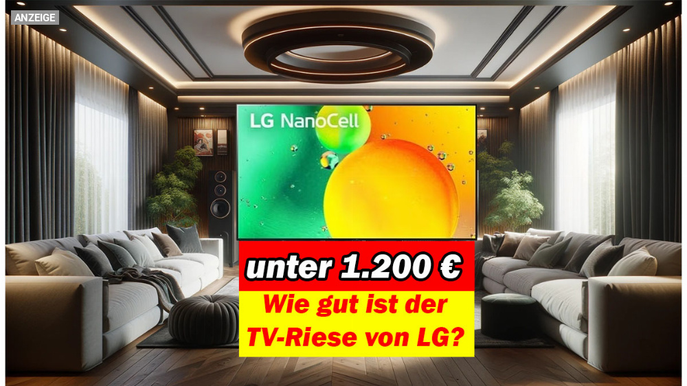 Was kann ein riesiger 86-Zoll-TV von LG für unter 1.200 Euro? 