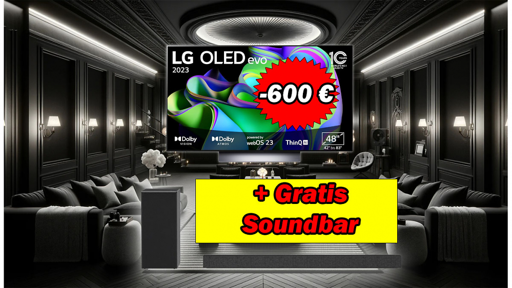 PCGH Cyber Week: Alternate "schenkt" Soundbar beim Kauf vom LG OLED-TV (Update)