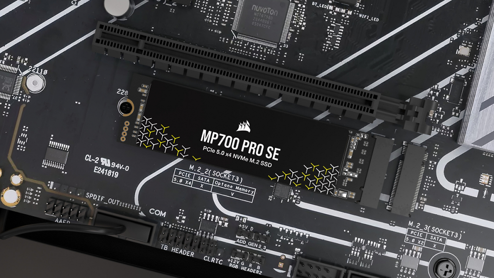 Corsair MP700 Pro SE: Neue PCIe-5.0-SSD in zwei Größen angekündigt