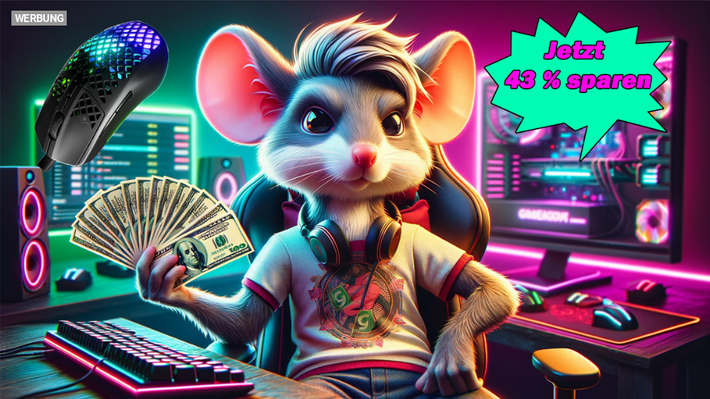 Cooler als Micky Maus: Gaming-Maus von SteelSeries bei Amazon mit 43 % Rabatt im Angebot
