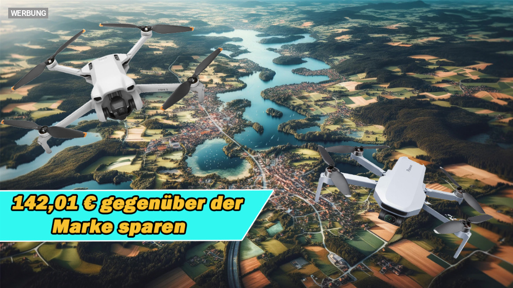 Amazon reduziert DJI Mini 3, doch diese 4K-Drohne ist noch günstiger