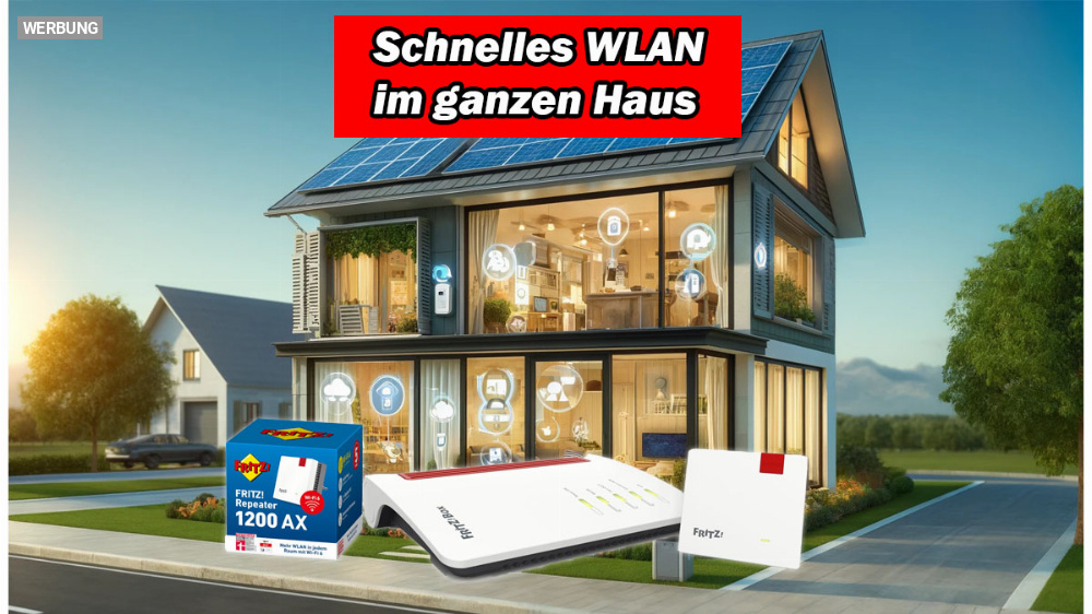 Wireless LAN: Mesh Set im Angebot: AVM FritzBox 7530 und FritzRepeater 