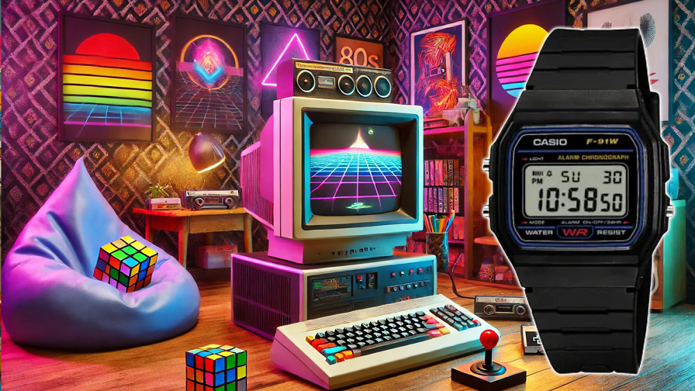 Rücksturz ins Jahr 1989: Casios F-91W ist bis heute ein Verkaufsschlager