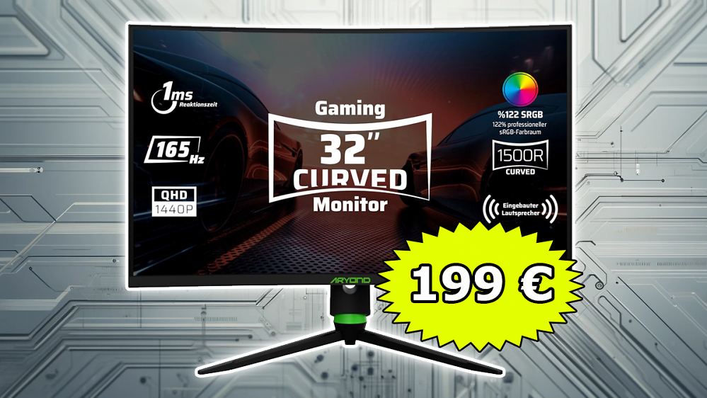Deal: Gaming-Monitor mit 32 Zoll, WQHD, 165 Hz für 199 Euro ist der günstigste seiner Art (Update)