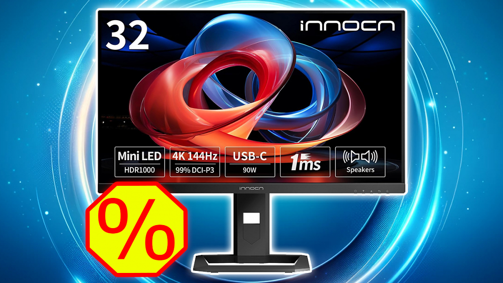 Deal bis 20:30 Uhr: 300 Euro Rabatt auf Gaming-Monitor mit 4K UHD, 144 Hz und HDR 1000