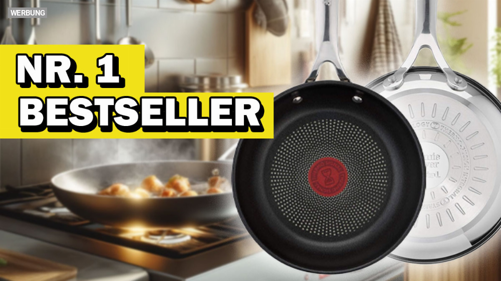 So macht Kochen Spaß: 65 % Rabatt auf Jamie Oliver Bratpfanne von Tefal - nirgends günstiger als bei Amazon