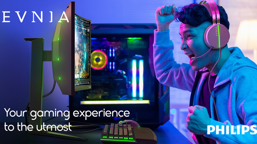 Philips Evnia 34M2C6500: WQHD-Gaming-Monitor mit 34 Zoll und 1800R-Krümmung angekündigt