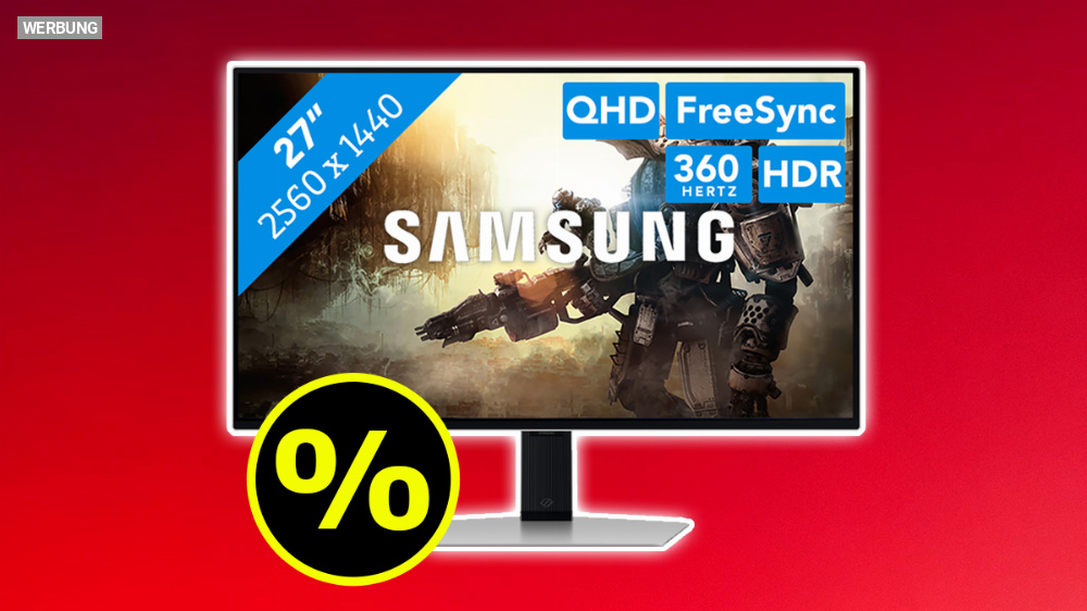 Samsung Odyssey OLED G6: Gaming-Monitor (27 Zoll, WQHD, 360 Hz) günstig wie nie (Update)
