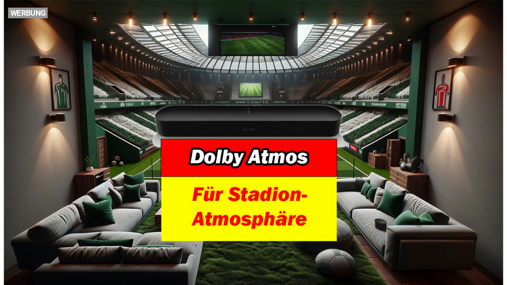 Wie im Fußballstadion: Dolby Atmos Soundbar Sonos Beam kurzzeitig 31 Prozent günstiger 