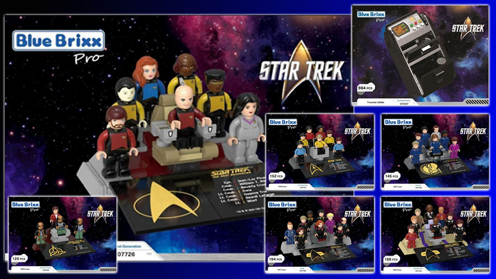 Kein Lego, sondern Bluebrixx: Flörsheimer präsentieren Star Trek Mini-Figuren