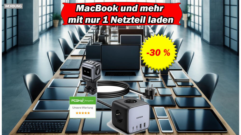 Alltagstest: Wie gut klappt es, MacBook, iPhone und Co. mit praktischem Steckdosenwürfel zu laden?