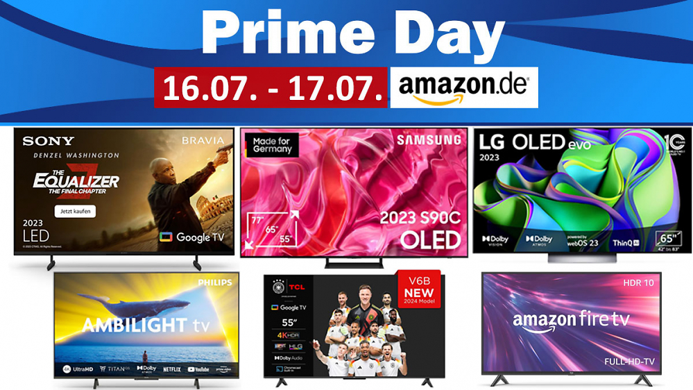 Prime Day: Fernseher ab 99€, OLED TVs günstig wie nie - die besten Angebote für Netflix, Disney+ & Co. (Abgelaufen)