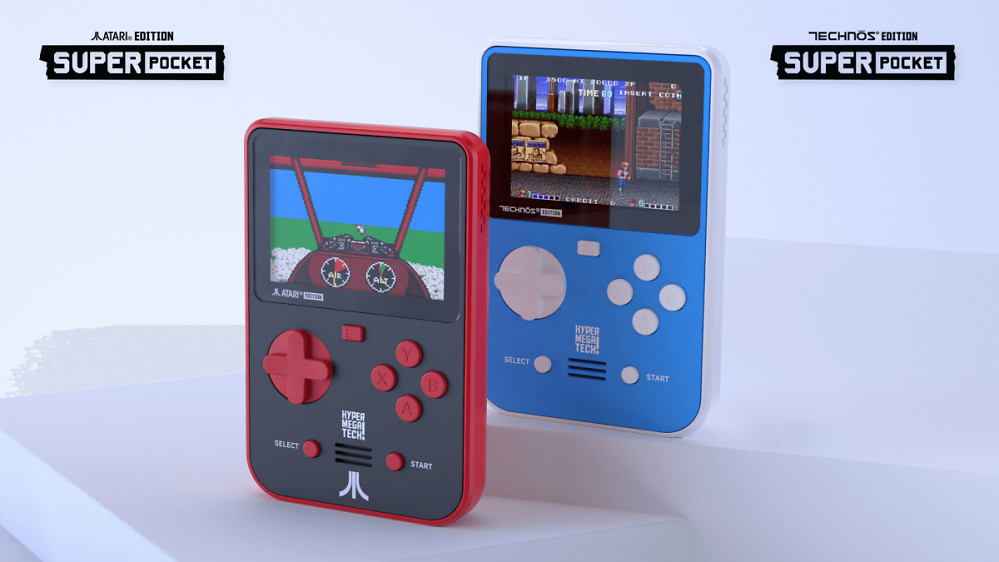 HyperMegaTech Super Pocket: Neue Retro-Handhelds mit Atari- und Technos-Spielen