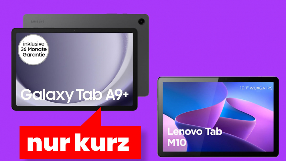 Rabatte bis 67% zum Schulanfang: Android-Tablets von Samsung, Lenovo & Co. jetzt schon ab 70€ - Back to School bei Amazon