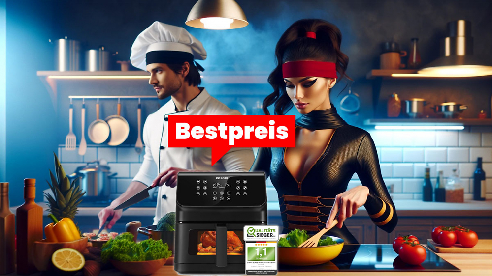 Nicht nur Ninja frittiert gut: Cosori Heißluftfritteuse 33 Prozent billiger 