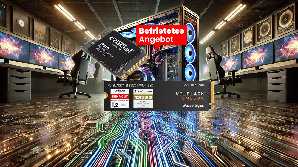 Deal: Zur Gamescom feiert Amazon die Gaming Week und rabattiert schnelle SSDs