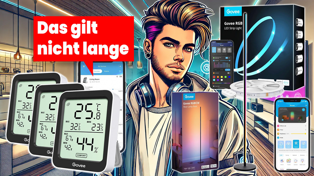 Smarthome-Deal: Testsieger Hygrometer kurz ab 10,18 Euro im Govee-Sale bei Amazon 