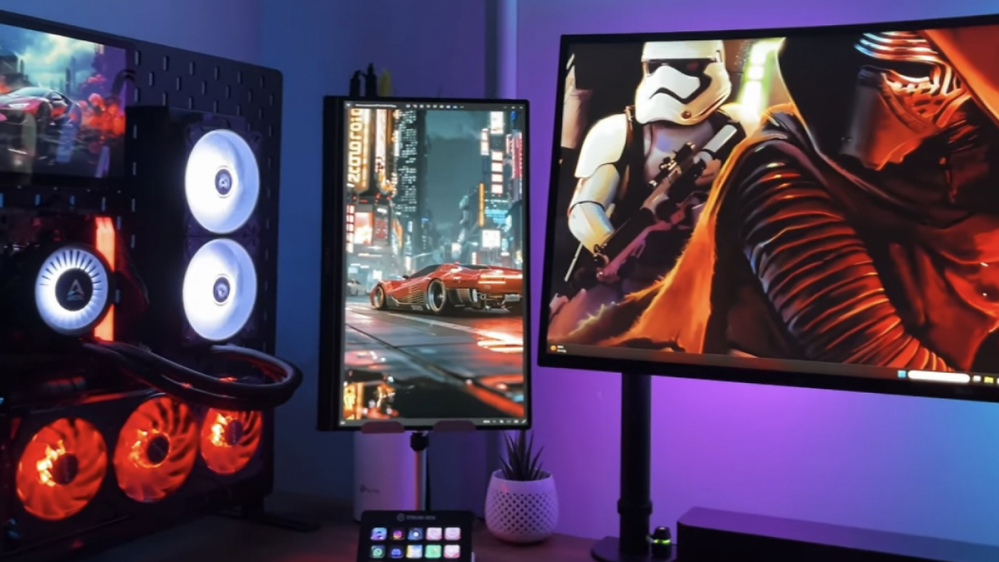 Sehenswerte Gaming-PCs: Ikea-Lochplatte als Gehäuse mit 3D-gedruckten Halterungen und ARGB