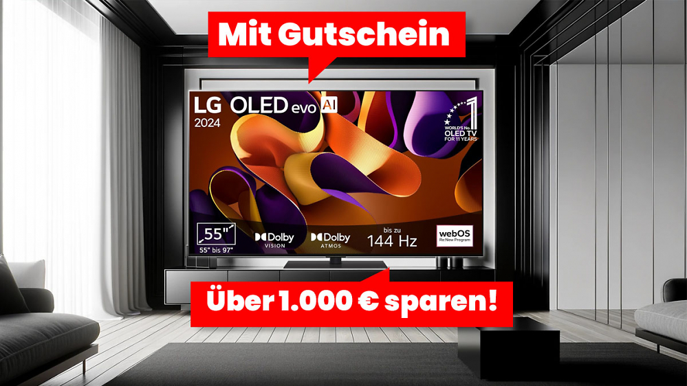 Deal: Über 1.000 Euro auf OLED-TV-Top-Modell von LG sparen (Update)