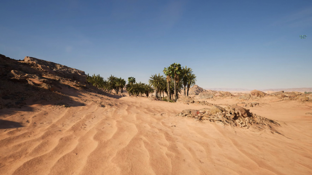 Unreal Engine 5.4: "Ultra-realistische" Stone Desert Oasis mit High-Res-Nanite